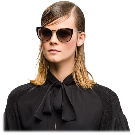 prada cateye sunglasses|prada sunglasses black and white.